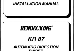 Kma 24h Wiring Diagram Installation Manual Kr 87 Automatic Direction Finder Pdf