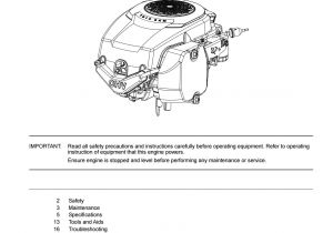 Kohler Command Pro 27 Wiring Diagram Kohler Courage Sv530 Vertical Crankshaft Engine Service
