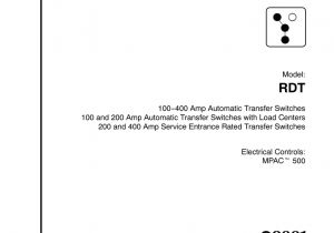Kohler Transfer Switch Wiring Diagram Rdt Cfnc 0100a Owner S Manual Manualzz