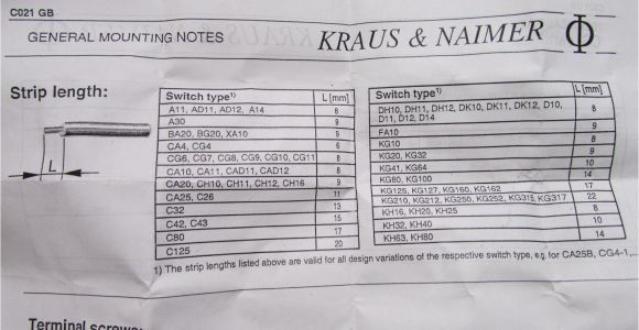 Kraus and Naimer Ca10 Wiring Diagram Krau Naimer Ca 10 Switch Wiring Diagram Wiring Library