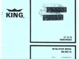 Kt 74 Wiring Diagram Kt 76 78 Transponder Installation Manual 006 Pages 1 27 Text