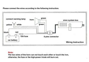 Lamphus sound Alert Wiring Diagram Amazon Com Partol 100w 12v Car Siren Horn 7 tone with Mic Pa