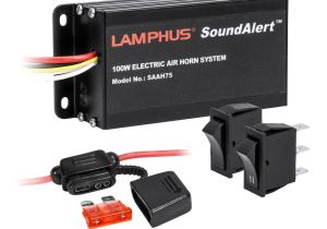 Lamphus sound Alert Wiring Diagram soundalert 100w Electric Air Horn Amplifier Pszaudahn075