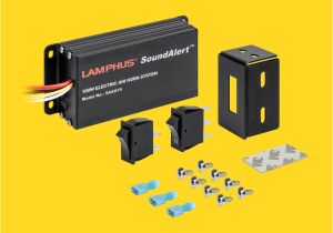 Lamphus sound Alert Wiring Diagram soundalert 100w Electric Air Horn Amplifier Pszaudahn075