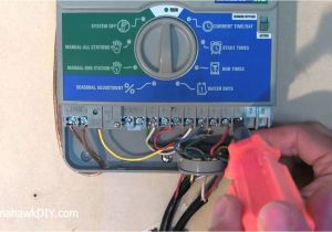 Lawn Sprinkler System Wiring Diagram How to Install Wire A Sprinkler Controller Youtube