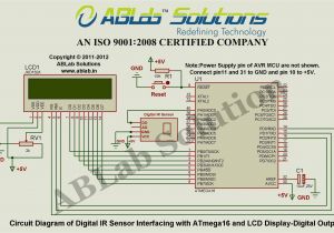 Lcd Display Wiring Diagram Digital Ir Sensor Interfacing with Avr atmega16 Microcontroller and Lcd Display Wiring Diagram Digital Ir Sensor Interfacing with Avr atmega16 Microcontroller and
