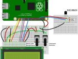 Lcd Wiring Diagram Raspberry Pi Ds18b20 Temperature Sensor Tutorial Circuit Basics