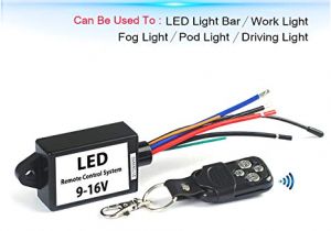 Led Bar Wiring Diagram Led Light Bar Remote Wiring Harness Wireless Remote Wiring Harness for Led Light Bar Driving Light Fog Light Pods Light Work Light Supported Current