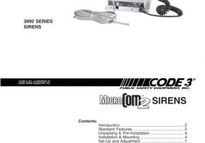 Led Equipped Siren Wiring Diagram Microcom 2 Siren Install Guide Code 3 Public Safety Equipment Led Equipped Siren Wiring Diagram Microcom 2 Siren Install Guide Code 3 Public Safety Equipment