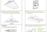 Led High Bay Light Wiring Diagram Led High Bay Light 1 Pack Ul Warehouse 29500lm High Bay Led