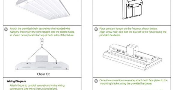 Led High Bay Light Wiring Diagram Led High Bay Light 1 Pack Ul Warehouse 29500lm High Bay Led