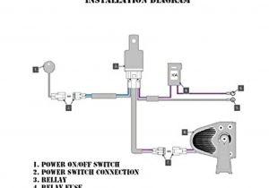 Led Light Bar Relay Wiring Diagram Xprite Led Light Bar Wiring Harness with 1 Leg 40 Amp Relay On Off Switch