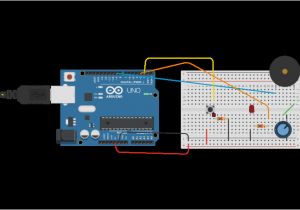 Led Push button Wiring Diagram Arduino Buzzer with Led and Push button Tinkercad