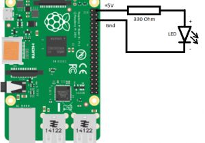 Led Push button Wiring Diagram How to Connect A Led and button to A Raspberry Pi My Hydropi