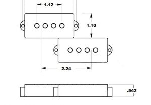 Leer Truck Cap Wiring Diagram Mojotone 70a S Clone P Bass Electric Guitar Pickup Set