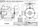 Leeson 3 Phase Motor Wiring Diagram 7 5hp 3450rpm 184t Frame 208 230 Volts Open Drip Leeson Electric