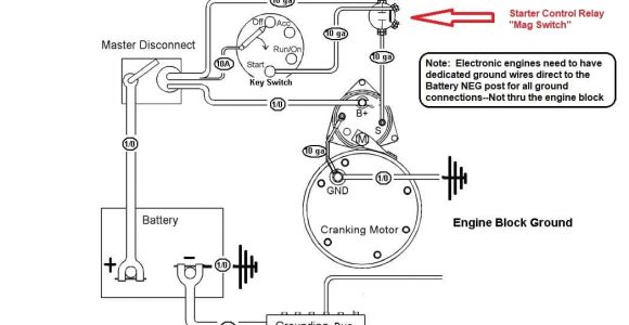 Lever Action Starter solenoid Wiring Diagram Understanding the Mag Switch Cummins Marine Engine