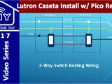Leviton 3 Way Dimmer Switch Wiring Diagram Diy 3 Way Switch Lutron Caseta Wireless Dimmer Install with No Leviton 3 Way Dimmer Switch Wiring Diagram Diy 3 Way Switch Lutron Caseta Wireless Dimmer Install with No