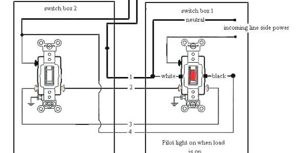 Leviton 3 Way Switch Wiring Diagram Leviton Switch with Pilot Light Switch Wiring Diagram Awesome Door