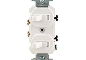 Leviton Double Switch Wiring Diagram Leviton 15 Amp Preferred Switch White R62 Rs115 02w the Home Depot