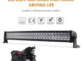 Light Bar Wiring Diagram High Beam Amazon Com Auxbeam 32 180w Curved Led Light Bar 5d Lens 18000lm