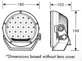Lightforce 240 Blitz Wiring Diagram Narva Ultima 7 Inch 180mm Led Driving Light Lamp 120w Offroad
