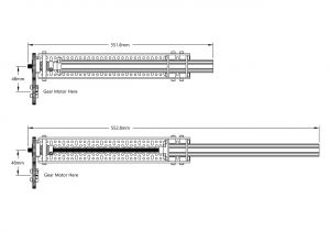 Linear Actuator Wiring Diagram Linear Actuator Kit 1120 Series 201mm Stroke 8mm Lead Gobilda
