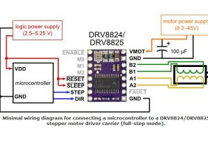 Longs Stepper Motor Wiring Diagram Drv8825 Stepper Motor Driver Carrier Header Pins soldered