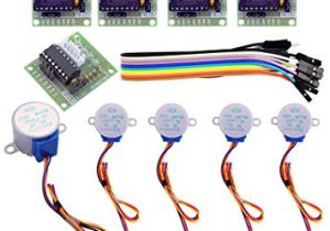 Longs Stepper Motor Wiring Diagram Elegoo 5er Stepper Motor Schrittmotor 5v 28byj 48 Amazon De