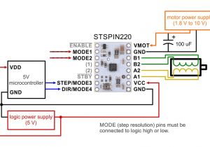 Low Voltage Wiring Diagrams Stspin220 Low Voltage Stepper Motor Driver Carrier