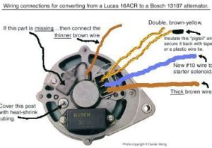 Lucas 16 Acr Alternator Wiring Diagram Muenchausen S Garage Ac Generator Truck Repair Electric Cars