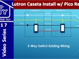 Lutron 3 Way Dimmer Switch Wiring Diagram Diy 3 Way Switch Lutron Caseta Wireless Dimmer Install with No