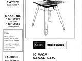 Makita 2703 Wiring Diagram Craftsman 113 199250 Owner S Manual Manualzz Com