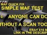 Mass Air Flow Sensor Wiring Diagram Bmw E46 How to Diagnose A Bad Maf without A Scan tool or Multimeter