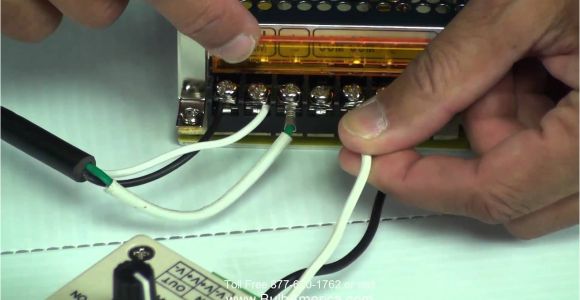 Meanwell Power Supply Wiring Diagram Led Strip Connecting the Led Power Supply and Led Dimmer