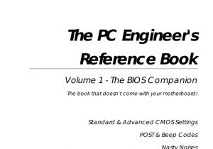 Medallion Mdc 1600 Wiring Diagram the Pc Engineer S Reference Book Learn Learn and once Again