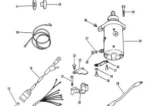 Mercury Outboard Starter solenoid Wiring Diagram Mercury Marine 35 Hp 2 Cylinder Starter Motor Rectifier Wiring