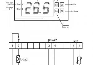 Mh1210 Wiring Diagram Us 7 99 25 Off Mini Digital Temperature Controller thermostat Regulator 10a 110v 220v 12v thermostat Led Display Ntc Sensor Delay Protect In