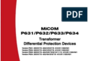 Micom P111 Wiring Diagram Micom 631 Technical Manual Power Supply Personal Computers
