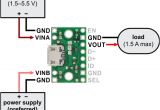 Micro Usb Cable Wiring Diagram Pololu Fpf1320 Power Multiplexer Carrier with Usb Micro B Connector