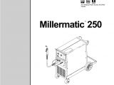 Mig Welder Wiring Diagram Miller Millermatic 250x Owner S Manual Manualzz Com