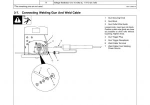 Miller 14 Pin Connector Wiring Diagram 6 14 Pin Plug Information 7 Connecting Welding Gun and Weld Cable