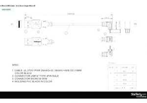 Mini Usb Wire Diagram Usb to Micro Usb Cable Wiring Diagram Moroccanbeauty Co