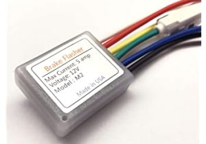 Motorcycle Led Indicator Resistor Wiring Diagram Vehicle Brake Light Flasher Module Safety Flash Light Alert Universal for Motorcycles and Cars