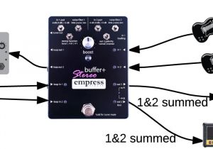 Multiple Amp Wiring Diagram Buffer Stereo Empress Effects Inc