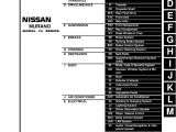 Nissan Murano Wiring Diagram 2003 Nissan Murano Service Repair Manual