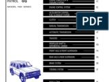 Nissan Patrol Wiring Diagram Gq Patrol Service Manual Y60 Motor Oil Manual Transmission