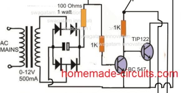 Npn Wiring Diagram Npn Emergency Lamp Eletra Nica In 2019 Circuit Projects