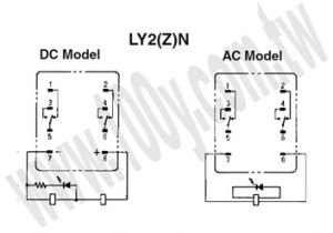 Omron Ly2 Relay Wiring Diagram Omron Ly2n Relay Wiring Diagram Wiring Diagram M6