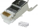 On Q Rj45 Wiring Diagram Rj45 Cat6a Shielded Modular Plug 2pcs Type for Stranded solid
